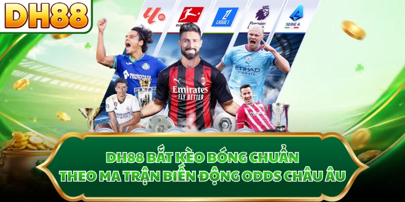 DH88 bắt kèo bóng chuẩn theo ma trận biến động Odds châu Âu