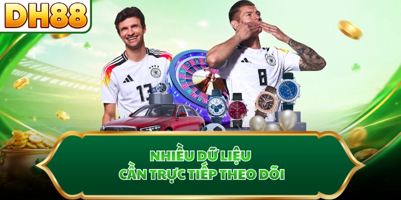 Nhiều dữ liệu cần trực tiếp theo dõi